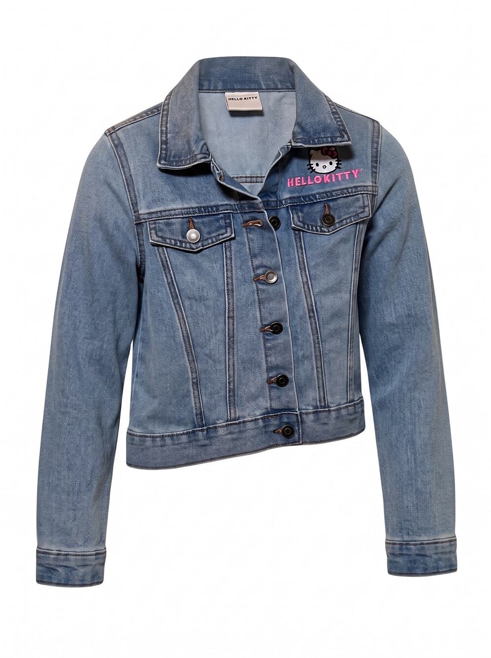 Sanrio Hello Kitty and Friends Girl's S 6-6x Denim Jean Character Jacket
